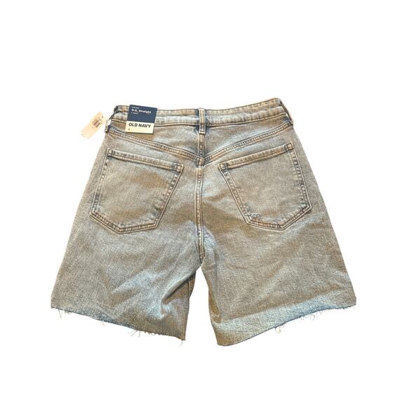 NWT Old Navy Women's Light Blue Denim Shorts O.G. Straight Size 4 - Picture 3 of 6